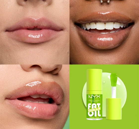 NYX Professional Makeup Fat Oil Chillz błyszczyk do ust 19 Kiwi Freezie 4,8 ml