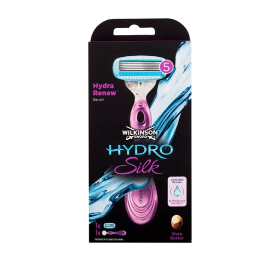 Wilkinson Hydro Silk maszynka do golenia dla kobiet rączka 1 wkład