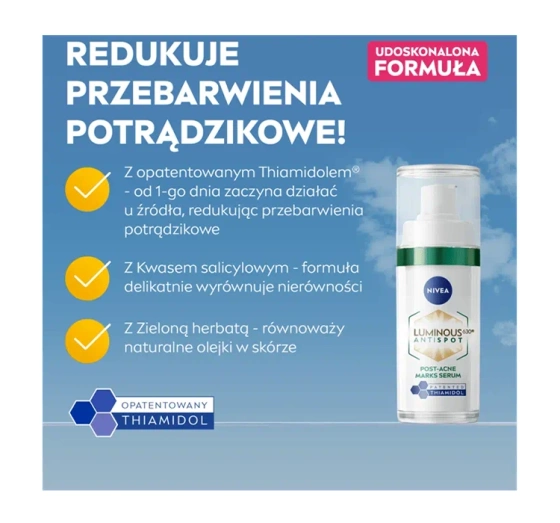 NIVEA Luminous630 udoskonalające serum do twarzy 30 ml