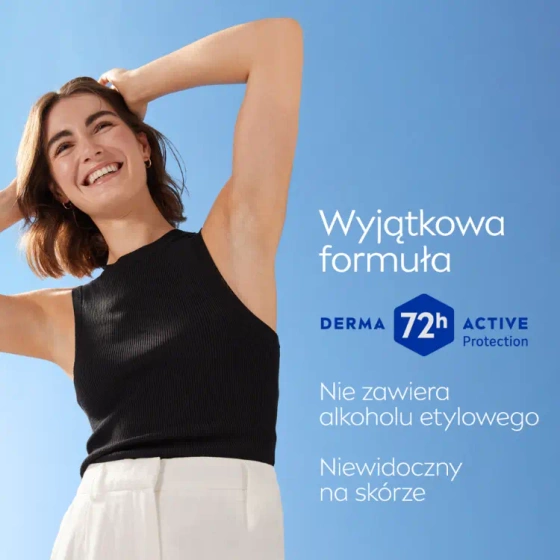 NIVEA Black&White Invisible Pure antyperspirant roll-on dla kobiet 50 ml