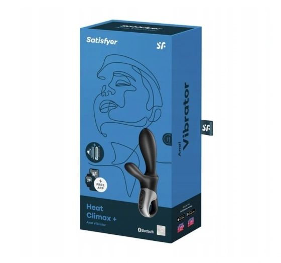 Satisfyer Heat Climax wibrator analny z funkcją ogrzewania sterowany telefonem