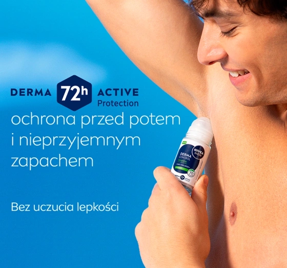 NIVEA MEN Derma Control antyperspirant w kulce dla mężczyzn Sensitive 50 ml