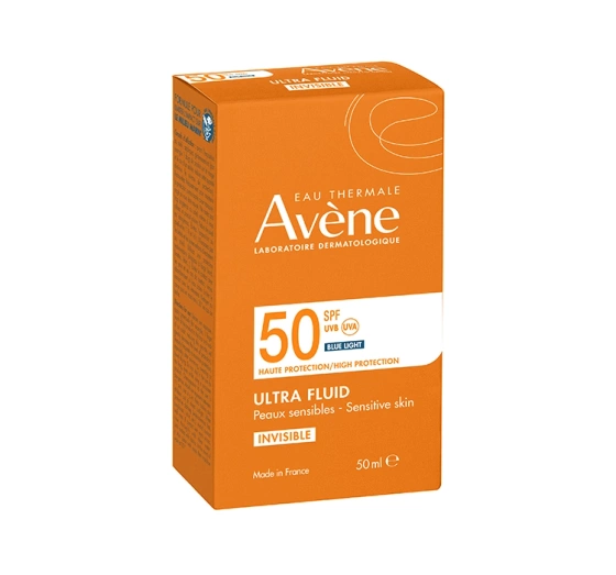 Avène Ultra Fluid Invisible krem do twarzy SPF50 skóra wrażliwa 50 ml