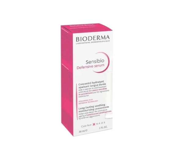 Bioderma Sensibio Defensive serum nawilżające spowalniające oznaki przedwczesnego starzenia się skóry 30 ml