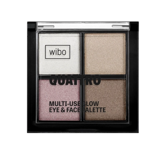 Wibo Quattro rozświetlająca paleta do twarzy i oczu 6 g