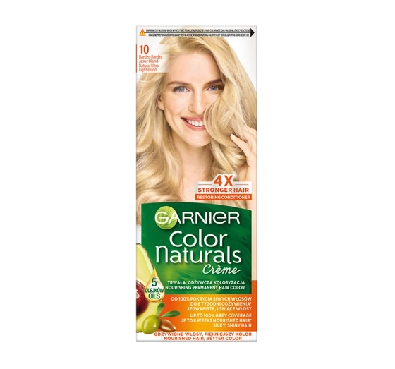 Garnier Color Naturals trwała farba do włosów 10 Bardzo Bardzo Jasny Blond