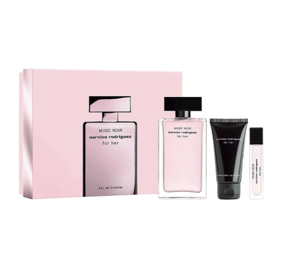 Narciso Rodriguez for Her woda perfumowana spray 100 ml 10 ml balsam do ciała 50 ml
