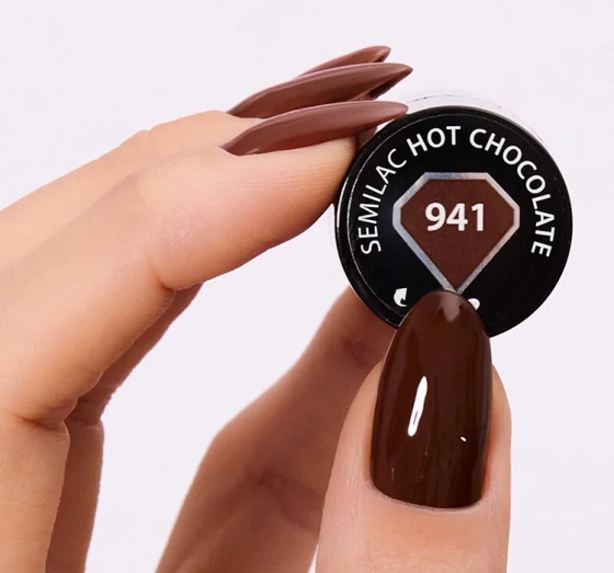 Semilac TrendyLicious lakier hybrydowy 941 Hot Chocolate 7 ml