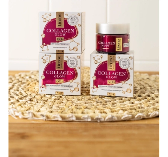 Lirene Collagen Glow przeciwzmarszczkowy krem naprawczy 70 50 ml