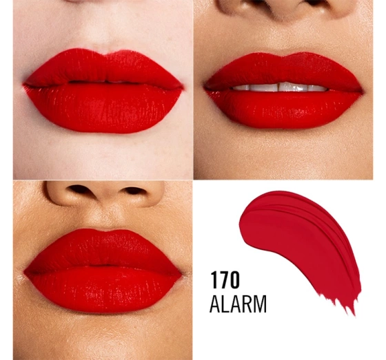 Rimmel Lasting Finish satynowa pomadka w sztyfcie 170 Alarm 4g
