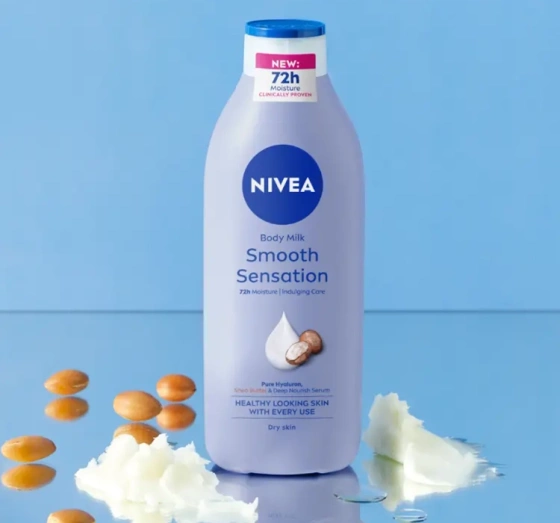 NIVEA Smooth Sensation wygładzające mleczko do ciała do skóry suchej 400 ml
