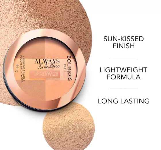 Bourjois Always Fabulous bronzer do twarzy 001 Medium 9 g