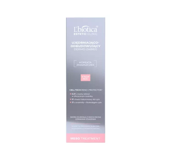 L'Biotica Estetic Clinic Meso Treatment ujędrniająco-odbudowujący krem na noc 35 ml