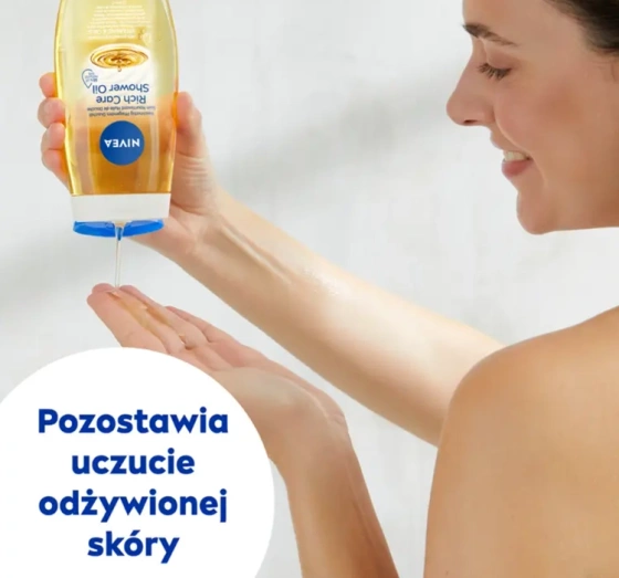 NIVEA Rich Care pielęgnujący olejek pod prysznic 200 ml
