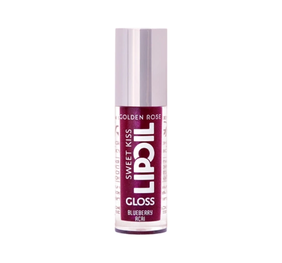 Golden Rose Sweet Kiss Lip Oil Gloss olejek do ust z efektem błyszczyka 07 Blueberry Acai 4,7 ml