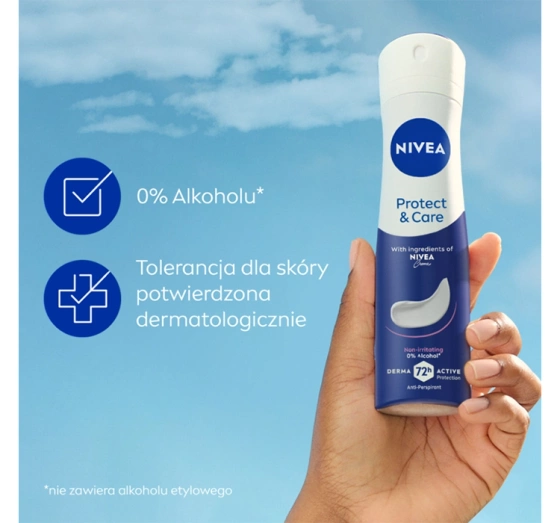 NIVEA Protect&Care antyperspirant w sprayu dla kobiet 150 ml
