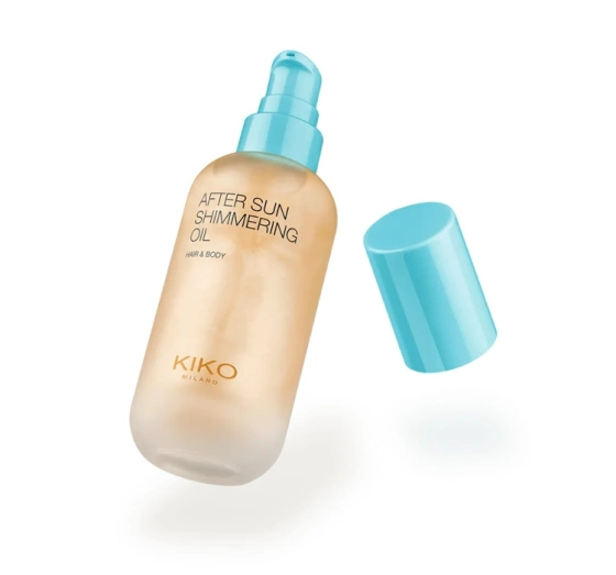 KIKO Milano After Sun Shimmering Oil nawilżający i rozświetlający olejek do ciała i włosów 100 ml