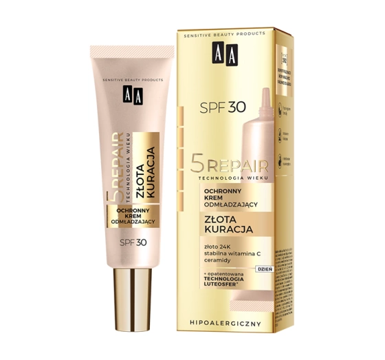 AA 5 Repair Złota Kuracja ochronny krem odmładzający SPF30 50 ml