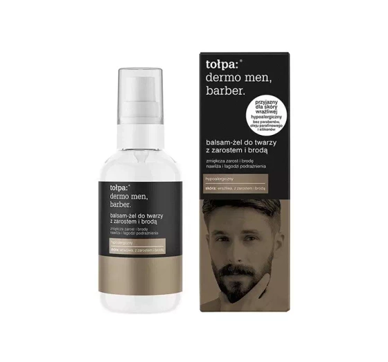 Tołpa Dermo Men Barber balsam-żel do twarzy z zarostem i brodą 75ml