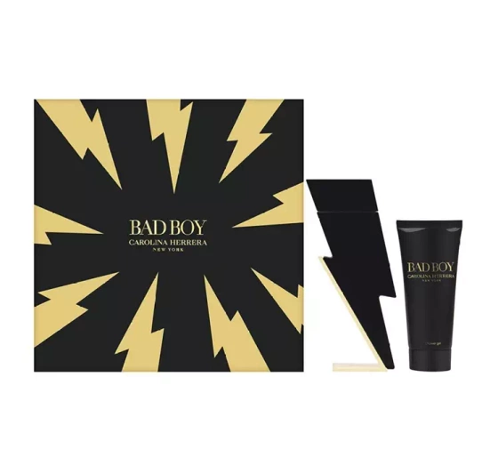 Carolina Herrera Bad Boy woda toaletowa spray 100 ml żel pod prysznic 100 ml