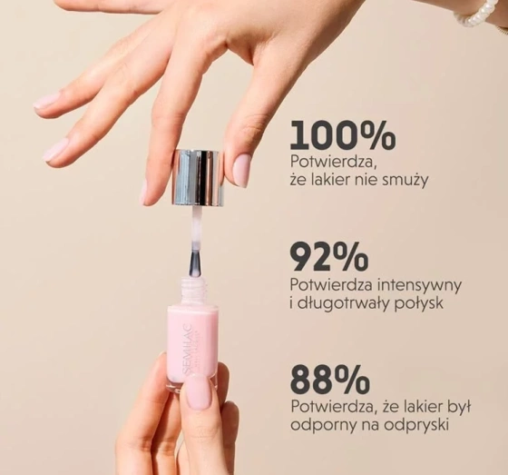 Semilac Nail Lacquer klasyczny lakier do paznokci 116 Holo Flash 9 ml