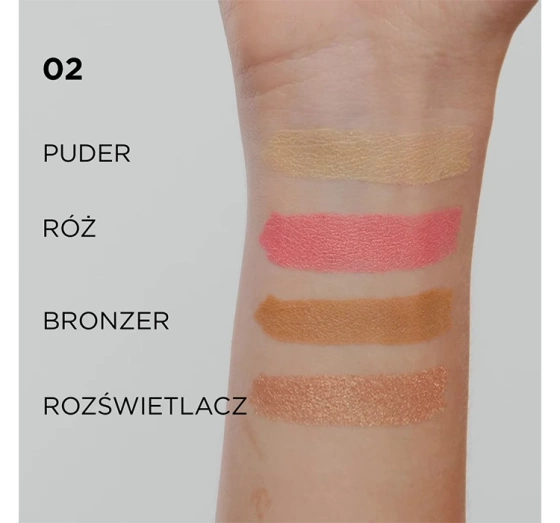 Eveline Cosmetics Wonder Match paleta do konturowania twarzy 02 10,8 g