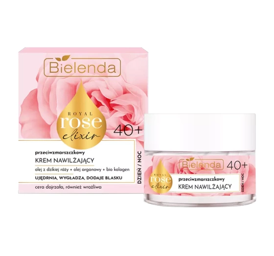 Bielenda Royal Rose Elixir przeciwzmarszczkowy krem nawilżający 40 50 ml