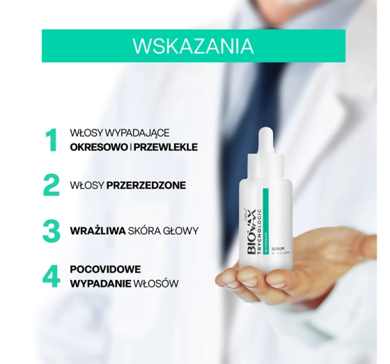 Biovax Trychologic Wypadanie serum do skóry głowy 50 ml