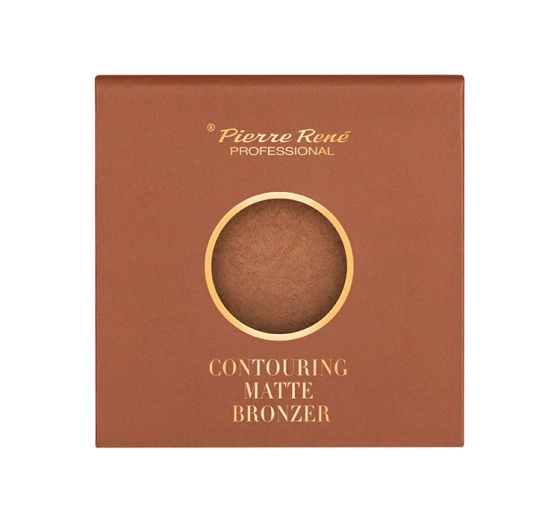 PIERRE RENE CONTOURING MATTE BRONZER WYPIEKANY PUDER BRĄZUJĄCY 10G