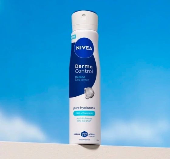 NIVEA Derma Control antyperspirant w sprayu dla kobiet Defend 250 ml