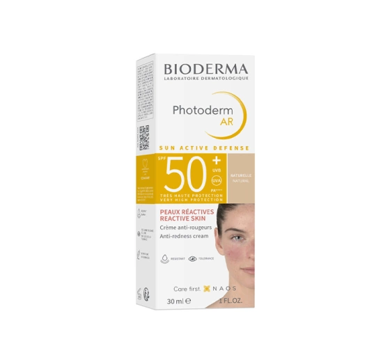 Bioderma Photoderm AR krem tonujący SPF50 do skóry naczynkowej Nude 30 ml