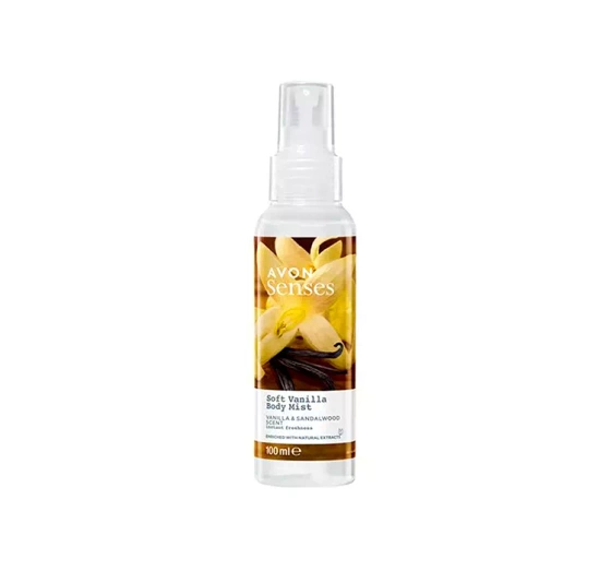 Avon Senses mgiełka do ciała Soft Vanilla 100 ml