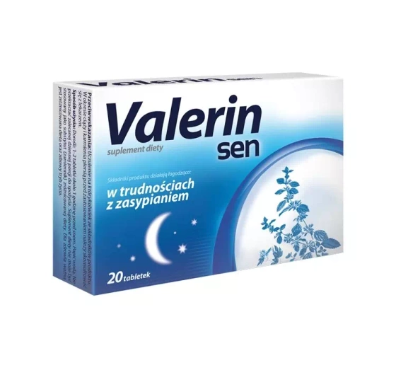 Aflofarm Valerin Sen suplement diety 20 tabletek