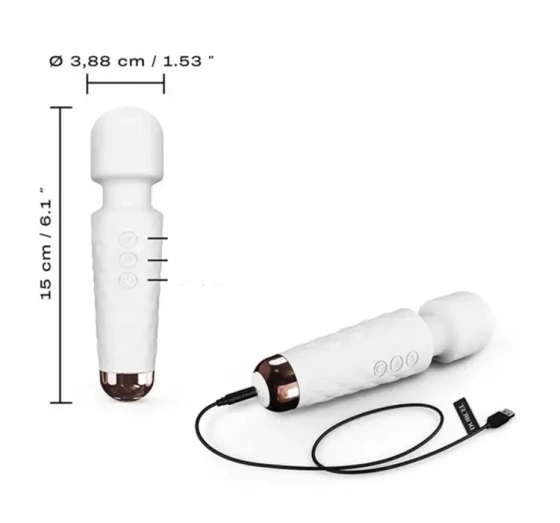 Dorcel Mini Wanderful masażer do ciała i miejsc intymnych różdżka White