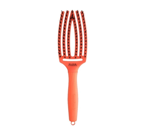 Olivia Garden Fingerbrush Dolce Vita szczotka do włosów z włosiem mieszanym Orange Spritz