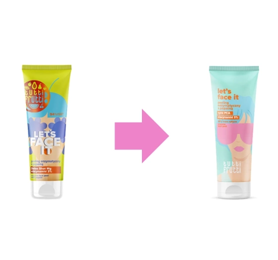 Farmona Tutti Frutti Let's Face It peeling enzymatyczny do twarzy 100 ml