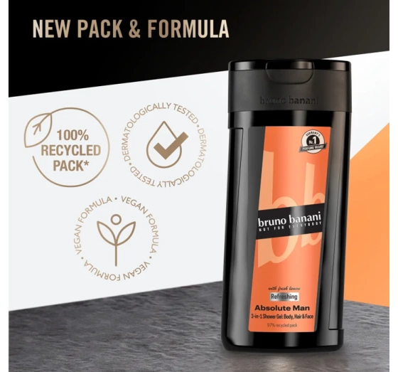 BRUNO BANANI ABSOLUTE MAN ŻEL POD PRYSZNIC 250ML