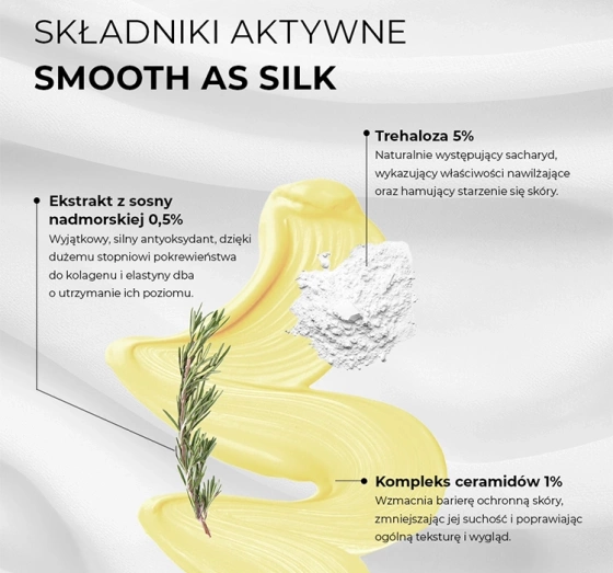 Veoli Botanica Smooth As Silk naprawczo-ujędrniający krem-maska pod oczy 15 ml