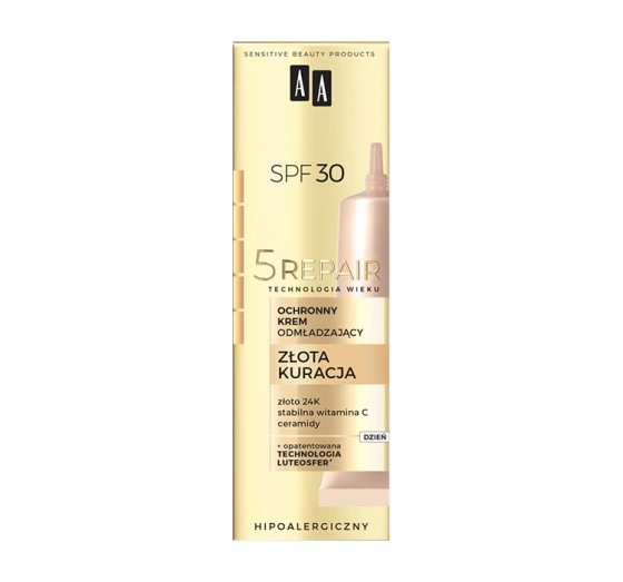 AA 5 Repair Złota Kuracja ochronny krem odmładzający SPF30 50 ml