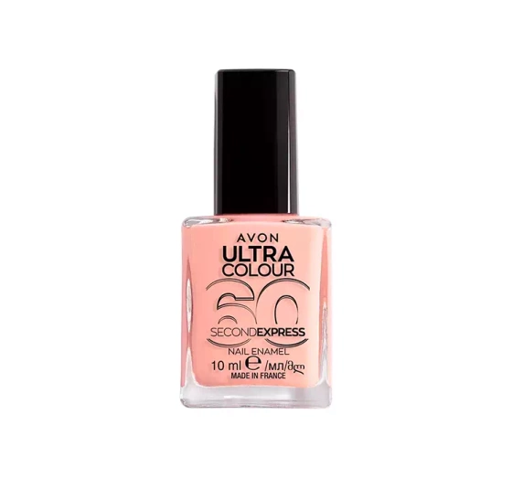 Avon Ultra Colour 60 Second Express szybkoschnący lakier do paznokci Think Fast Pink 10 ml