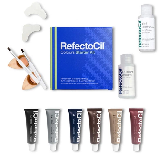 RefectoCil Colours Starter Kit zestaw startowy do farbowania brwi i rzęs