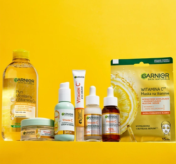 Garnier Vitamin C rozświetlające serum na noc 10% czystej witaminy C 30 ml