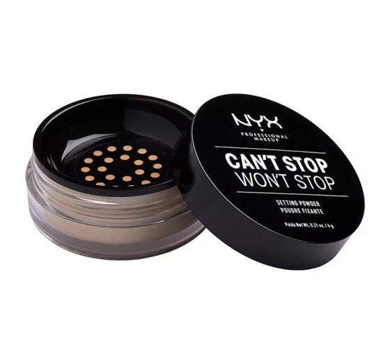 NYX Professional Makeup Can't Stop Won't Stop puder utrwalający 03 Medium 6 g