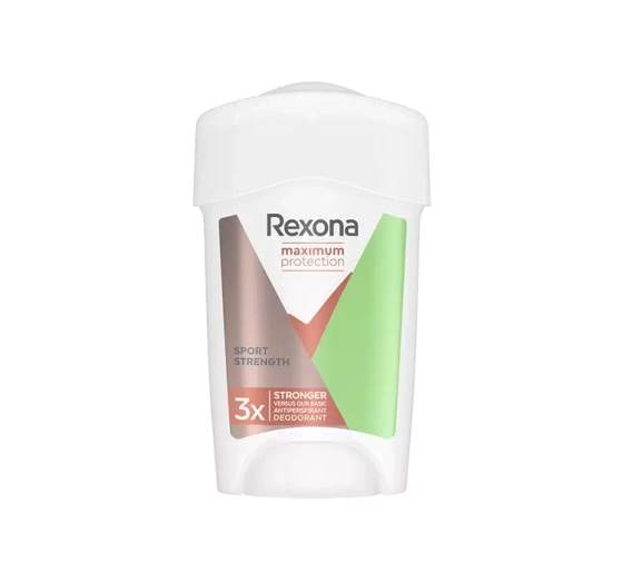 Rexona Maximum Protection Sport Strength antyperspirant w kremie dla kobiet 45 ml