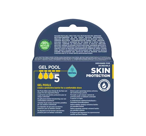 Wilkinson Sword Hydro 5 Skin Protection Advanced wkłady do maszynki do golenia dla mężczyzn 4 sztuki