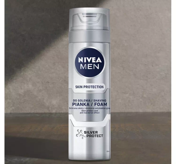 NIVEA MEN Skin Protection pianka do golenia dla mężczyzn 200 ml