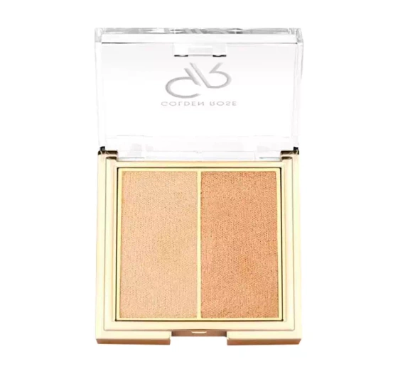 Golden Rose So Glow! podwójny rozświetlacz do twarzy 102 Sunshine 2 x 3,2 g