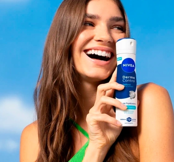 NIVEA Derma Control antyperspirant w sprayu dla kobiet Defend 150 ml
