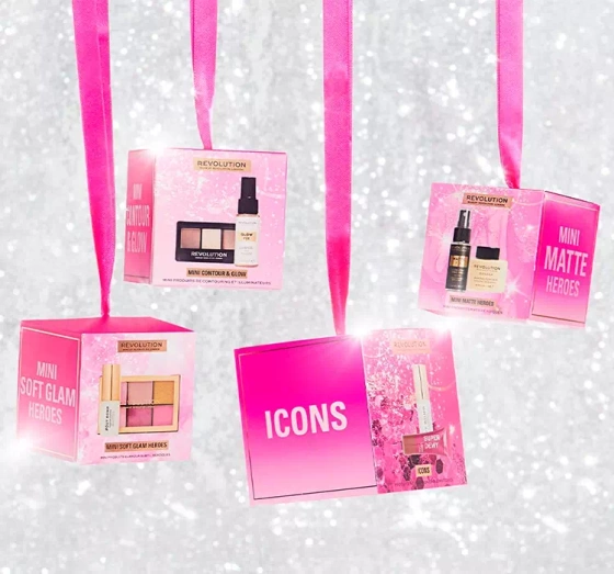 Makeup Revolution Mini Soft Glam Heroes zestaw prezentowy