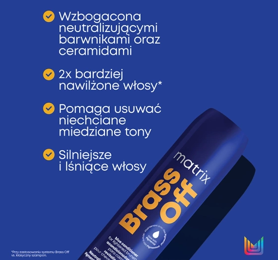 Matrix Total Results Brass Off odżywka do włosów 300ml